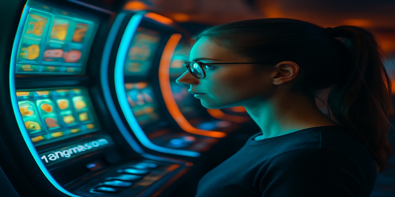 fd77-এ একজন নারী ক্রেজি টাইম খেলা করছেন